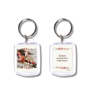 Sleutelhanger Jij bent een parel