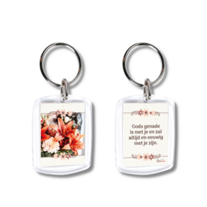 Sleutelhanger Gods genade is met je