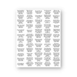 Stickervel 60 Bijbelteksten (NBV)