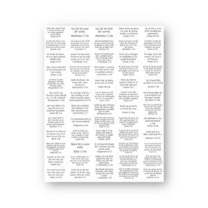 Stickervel 60 Bijbelteksten (Statenvertaling)