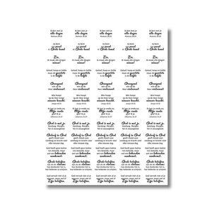 Stickervel 60 inspirerende teksten